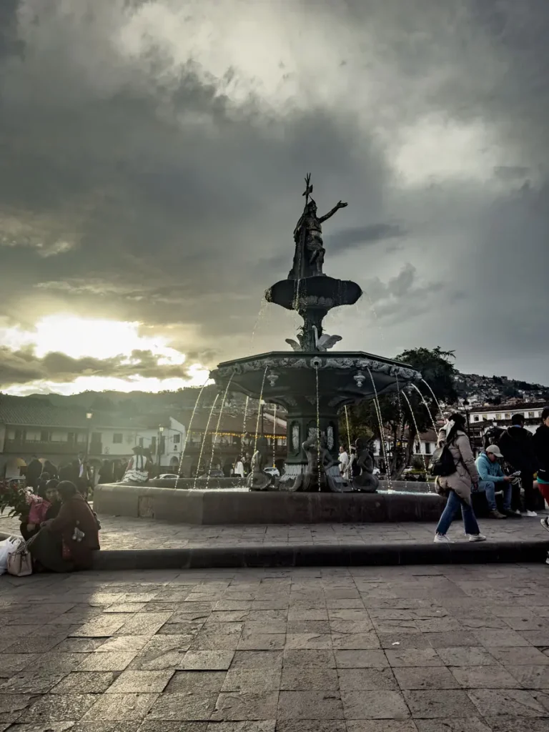 plaza de armas of cusco