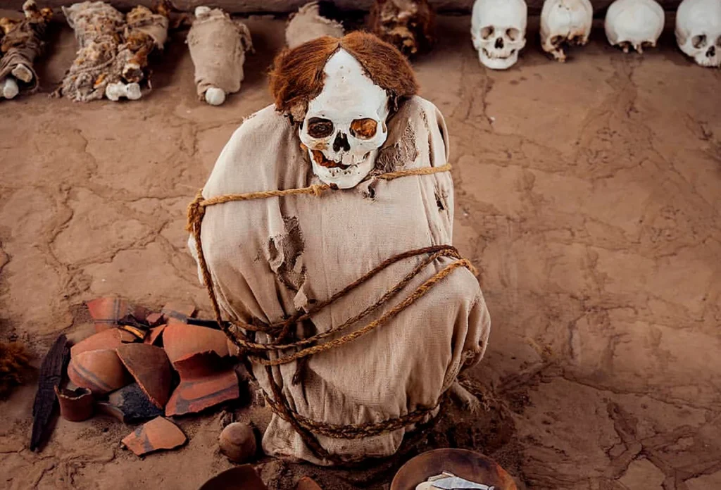 The 7th-century Chauchilla Cemetery, located in southern Peru, was discovered in the 1920s.